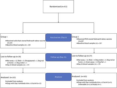 Investigating the Efficacy of a Canine Rabies Vaccine Following Storage Outside of the Cold-Chain in a Passive Cooling Device